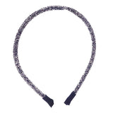 Bling Stone Accented Crystal Studded Shimmer Headband from Madeline Love