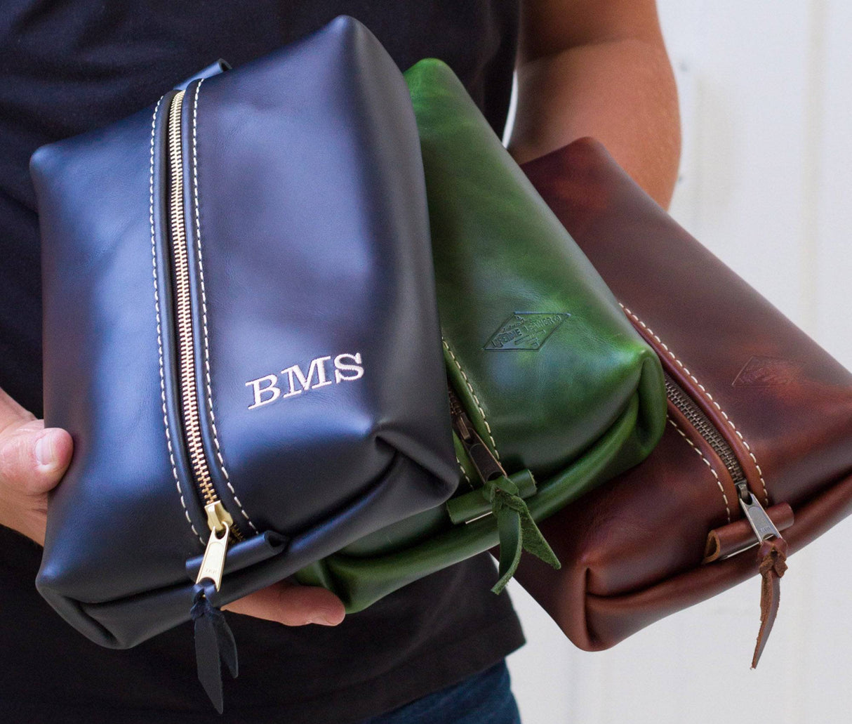 Heirloom Toiletry Bag All for American from Lifetime Leather Co.