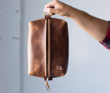 Heirloom Toiletry Bag All for American from Lifetime Leather Co.