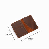 Priam Handmade Leather Passport Cover from STEEL HORSE LEATHER