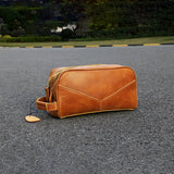 The Nomad Toiletry Bag | Genuine Leather Travel Toiletry Bag from STEEL HORSE LEATHER