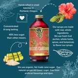 Hibiscus Cardamom Syrup two-pack from Portland Syrups