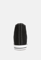 High Ankle Canvas Sneakers from London Rag International