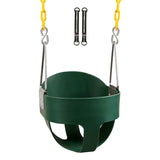 High Back Toddler Bucket Swing Seat with Coated Chains From Redcamp