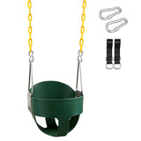 High Back Toddler Bucket Swing Seat with Coated Chains From Redcamp