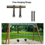 High Back Toddler Bucket Swing Seat with Coated Chains From Redcamp