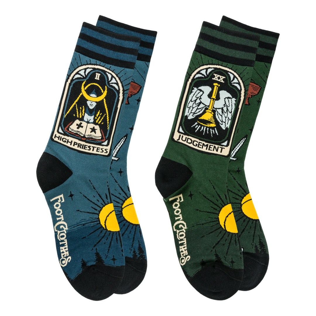 Judgement of the Priestess Crew Sock Pack | 2 Designs from FootClothes