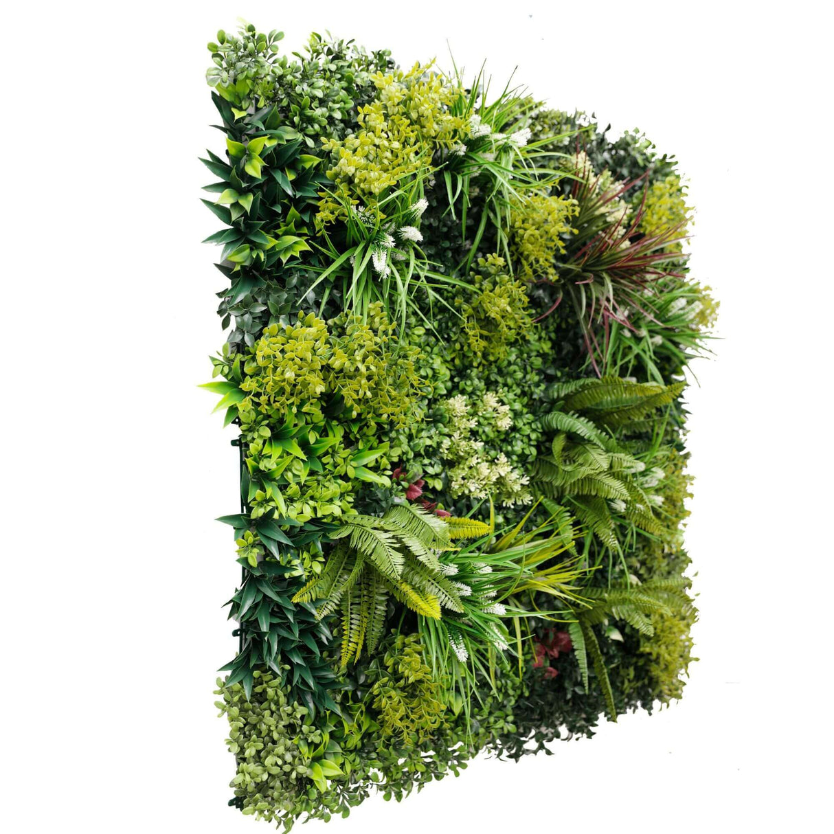 Ultra-Luxury Lush Spring Artificial Vertical Garden Green Wall 40" x 40" 11SQ FT Commercial Grade UV Resistant (Overstock Sale) from Designer Plants USA