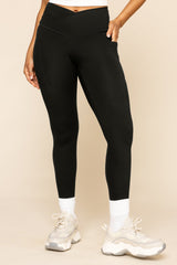 Crisscross Hourglass® Leggings with Pockets - Black from POPFLEX
