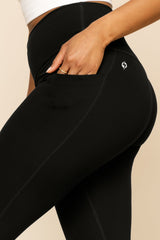 Crisscross Hourglass® Leggings with Pockets - Black from POPFLEX