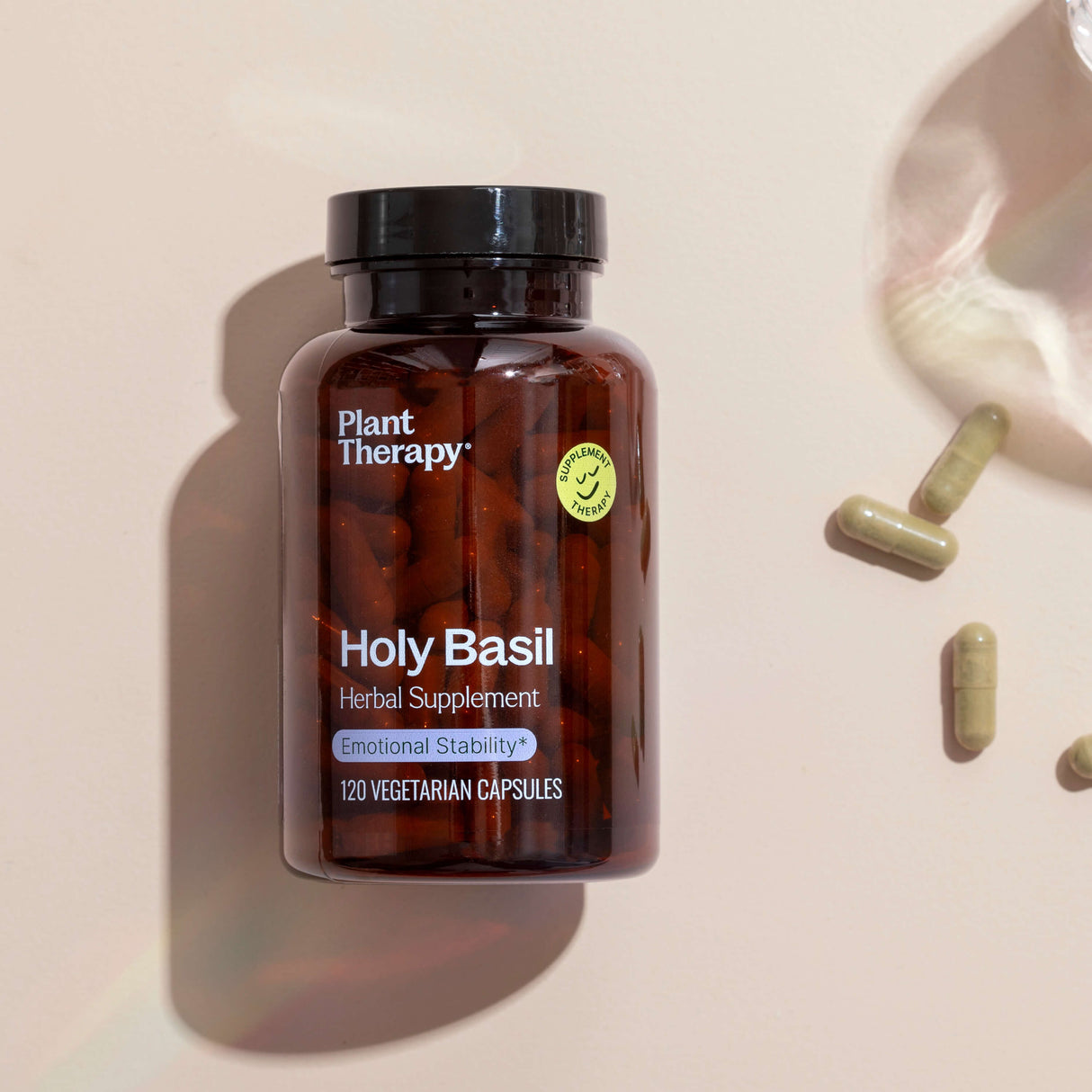 Holy Basil Herbal Supplement - 120 Capsules from Plant Therapy
