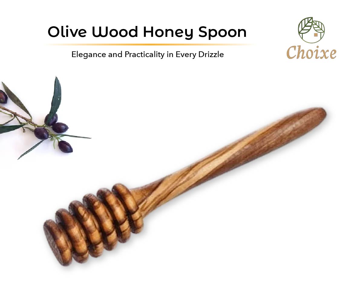 Olive Wood Honey Spoon from Choixe