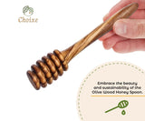 Olive Wood Honey Spoon from Choixe