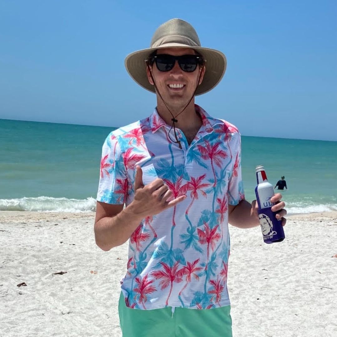 Miami Nights Everyday Polo from Tropical Bros