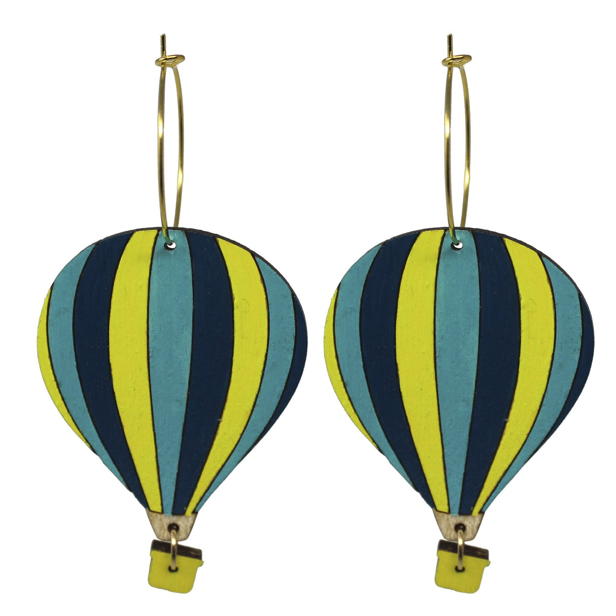 Hot Air Balloon Earrings from LE CHIC MIAMI