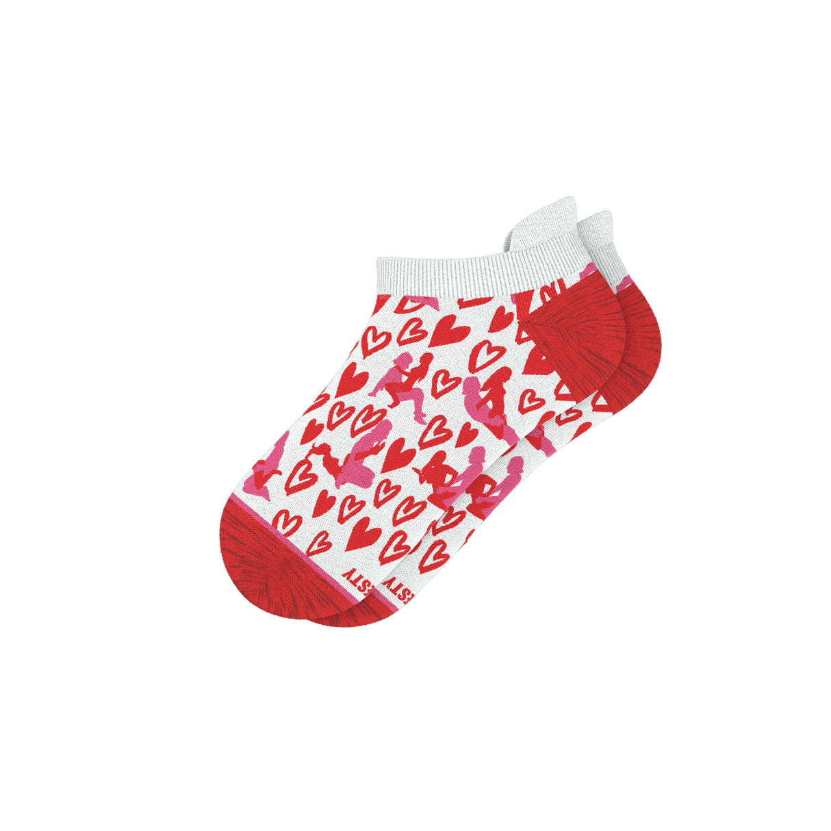 The Hot-Blooded Handbook | Valentine's Day Heel Hammock™ Ankle Socks from Shinesty