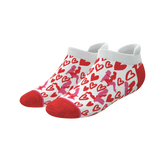The Hot-Blooded Handbook | Valentine's Day Heel Hammock™ Ankle Socks from Shinesty
