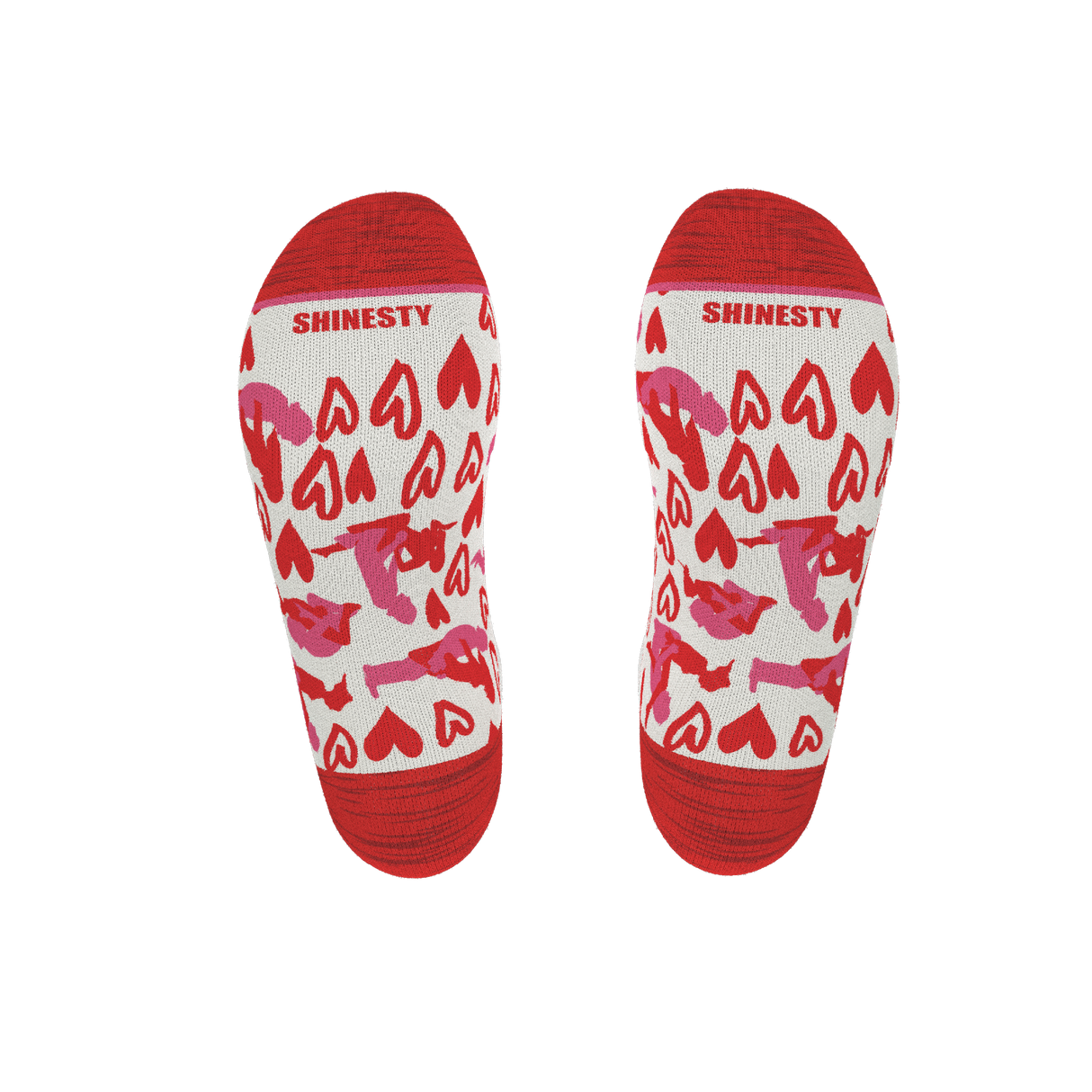 The Hot-Blooded Handbook | Valentine's Day Heel Hammock™ Ankle Socks from Shinesty
