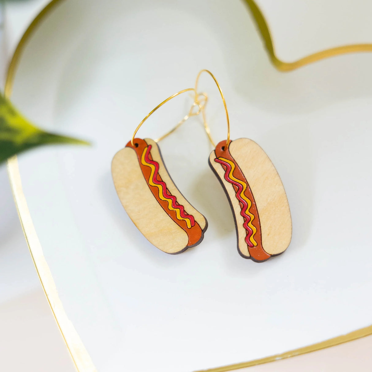 Hot Dog Hoops from LE CHIC MIAMI