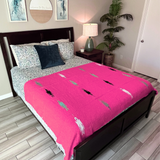 Hot Pink Baja Thunderbird Blanket from West Path
