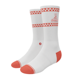 The Hot & Fresh | Pizza Box Heel Hammock™ Crew Socks from Shinesty