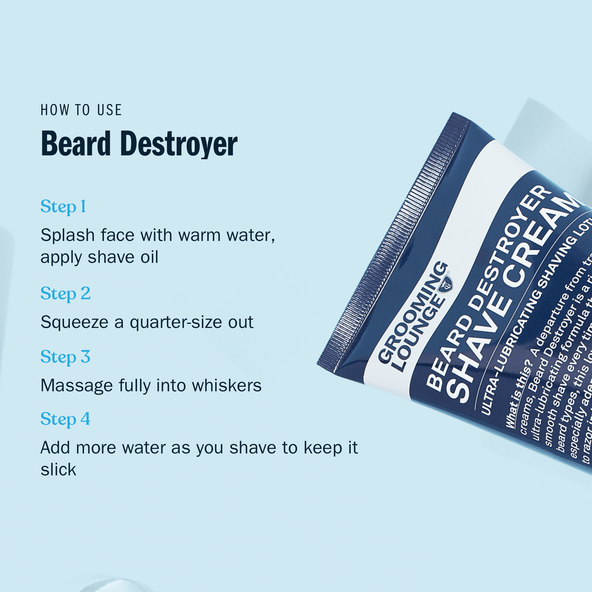 Grooming Lounge Beard Destroyer Shave Cream from Grooming Lounge