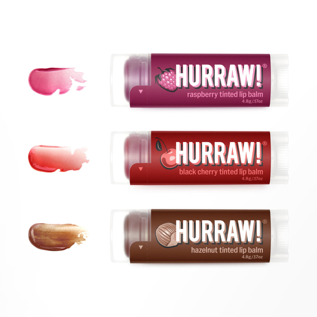 Black Cherry Tinted Lip Balm From Hurraw!