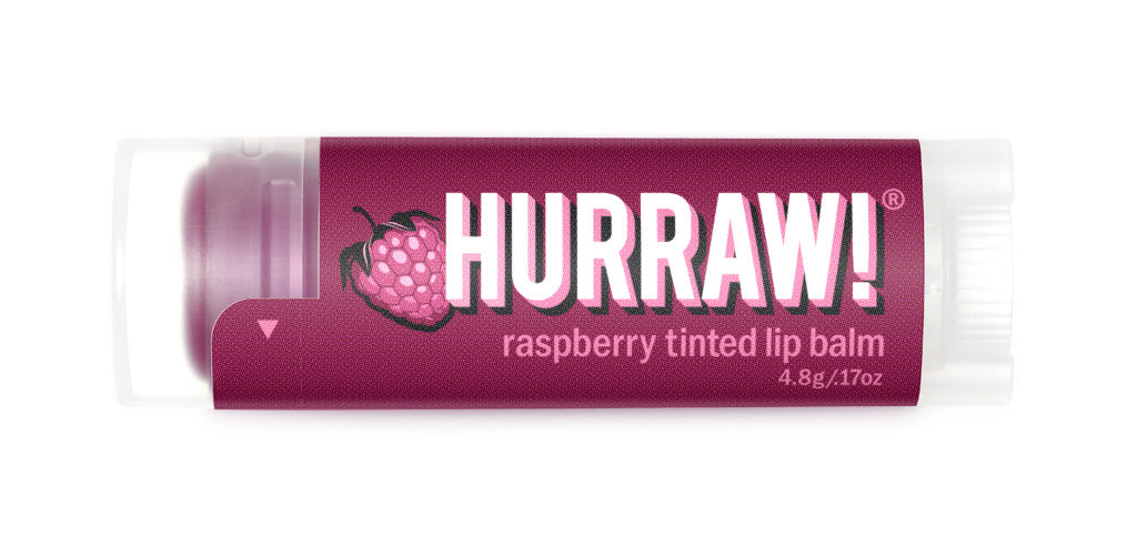 Raspberry Tinted Lip Balm From Hurraw!
