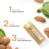Almond Lip Balm From Hurraw!