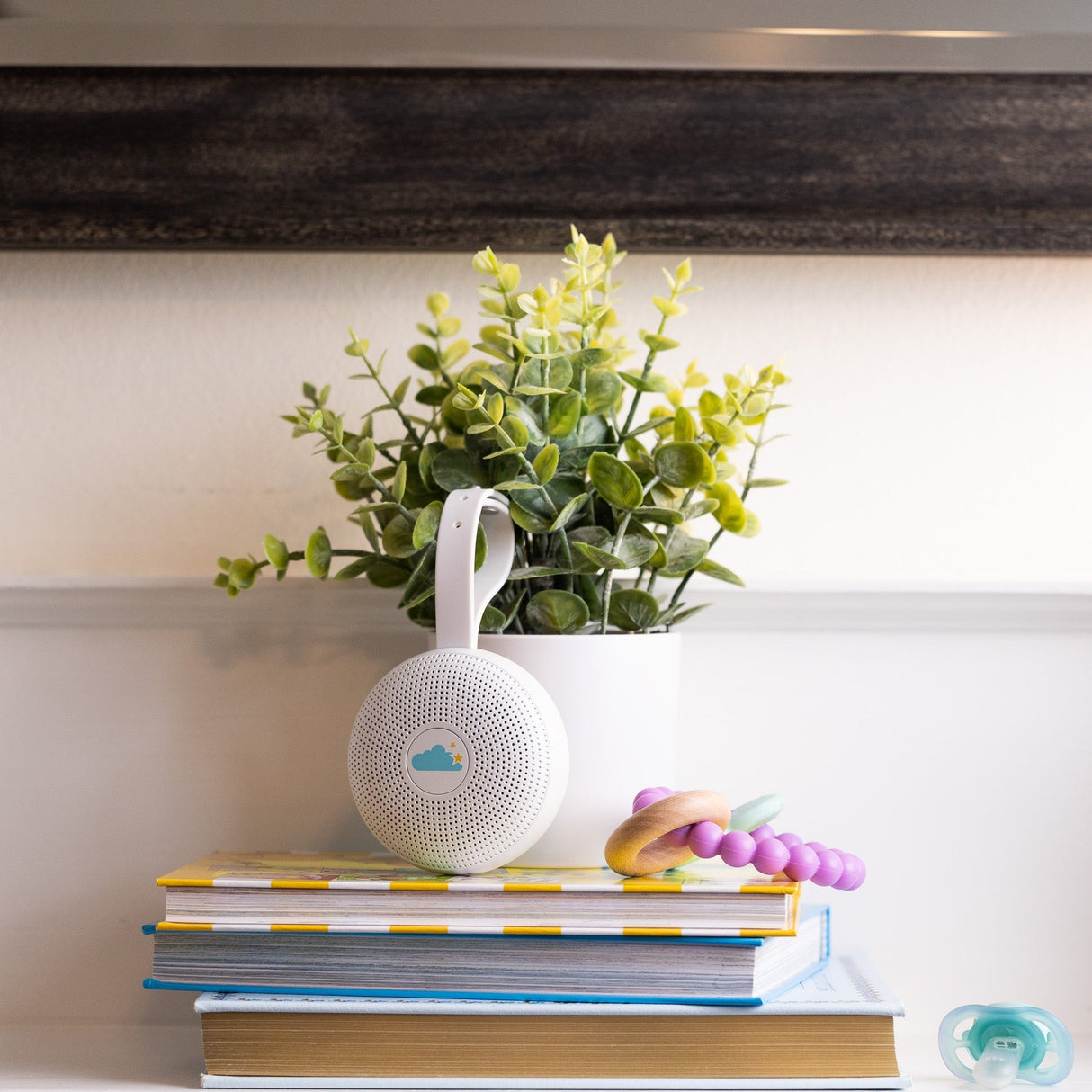 Hushh+ Travel Sound Machine with Wireless Speaker and Night light from Yogasleep