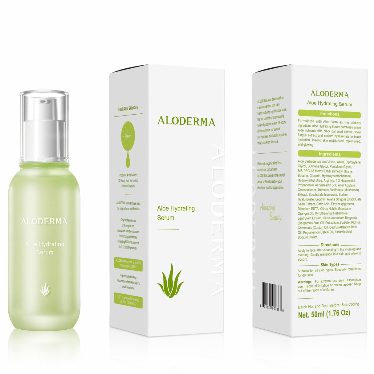 Aloe Hydrating Serum from ALODERMA