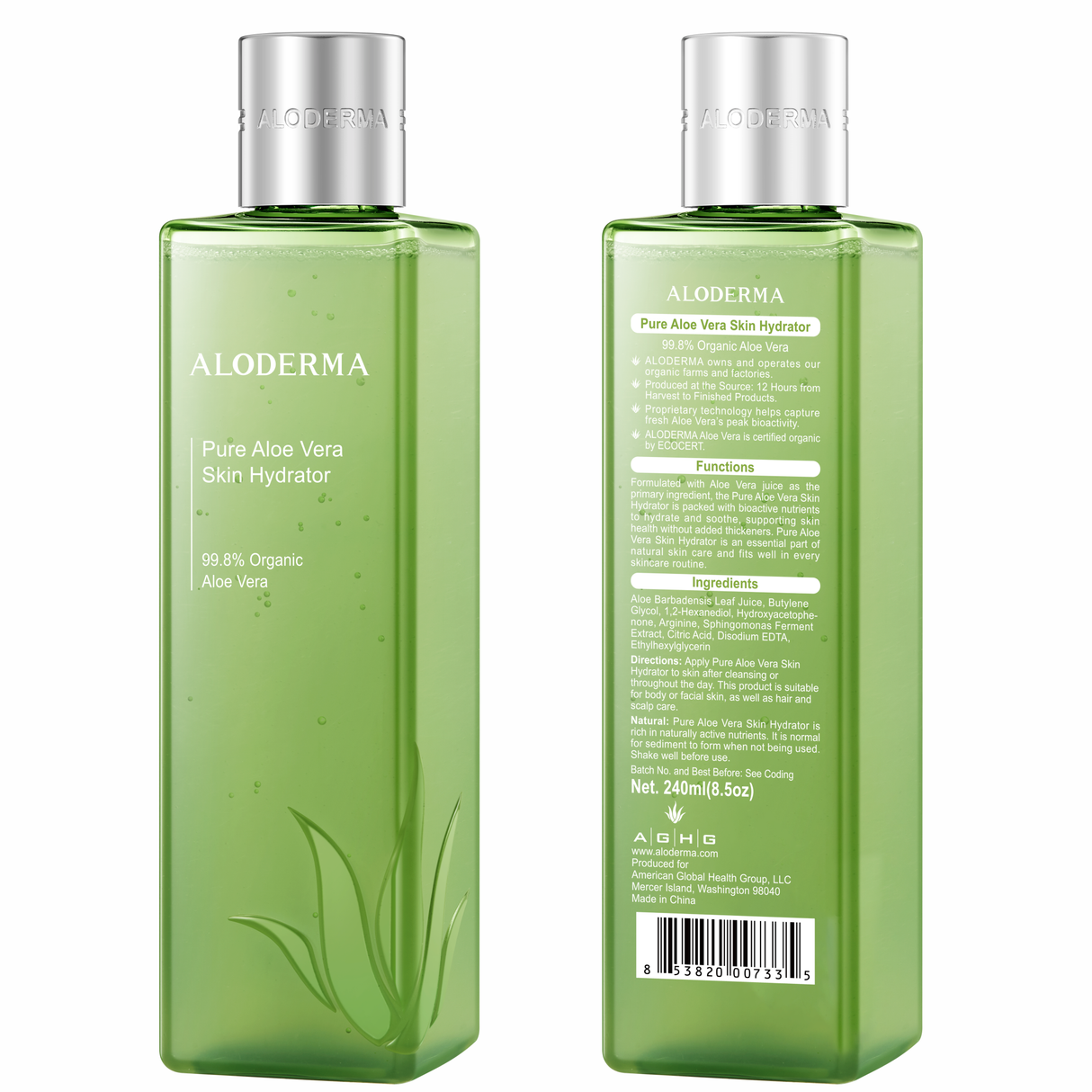 Pure Aloe Vera Gel from ALODERMA