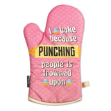 I Bake Because Oven Mitts And Potholder Set From Zapps Clothing