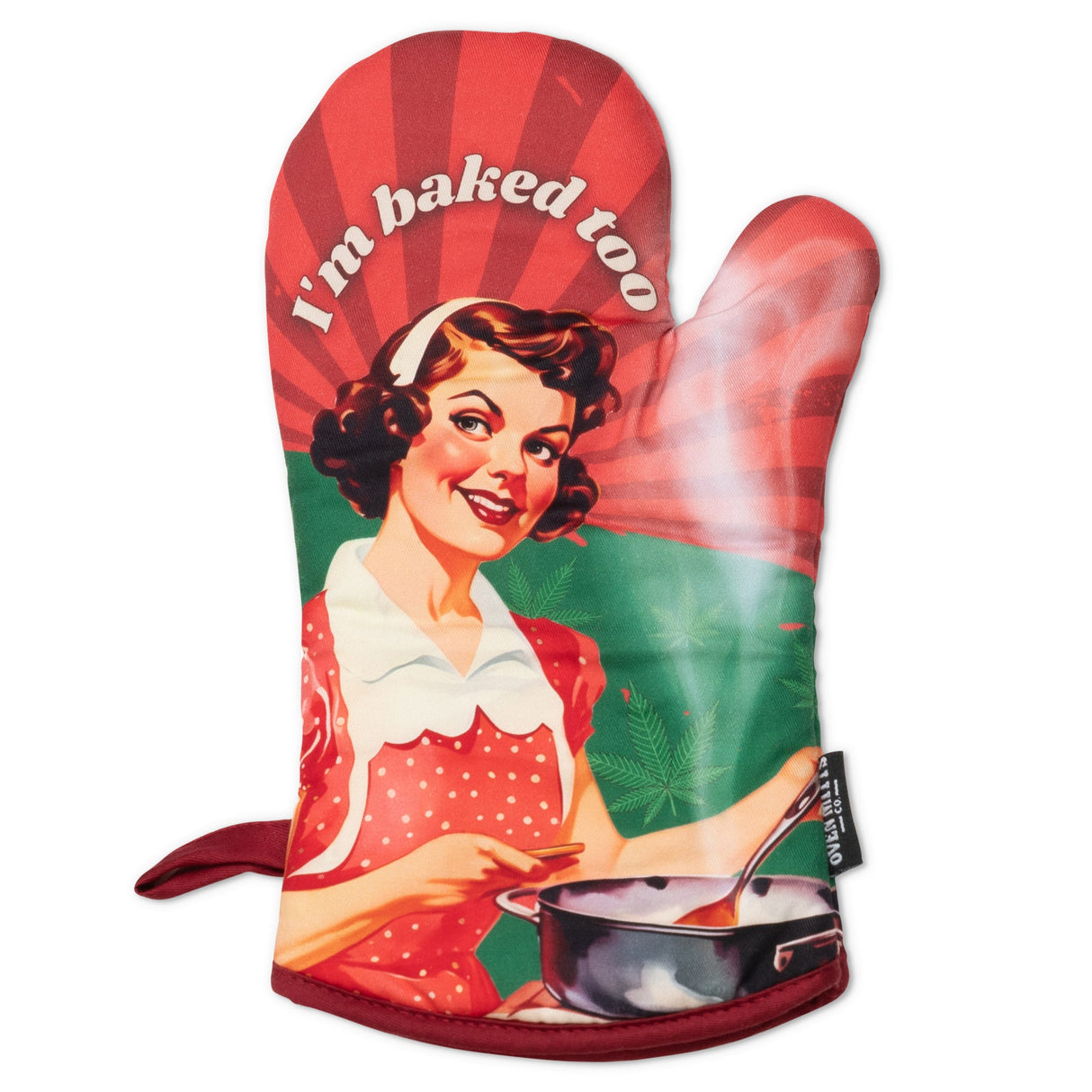 I'm Baked Too Oven Mitts And Potholder Set From Zapps Clothing