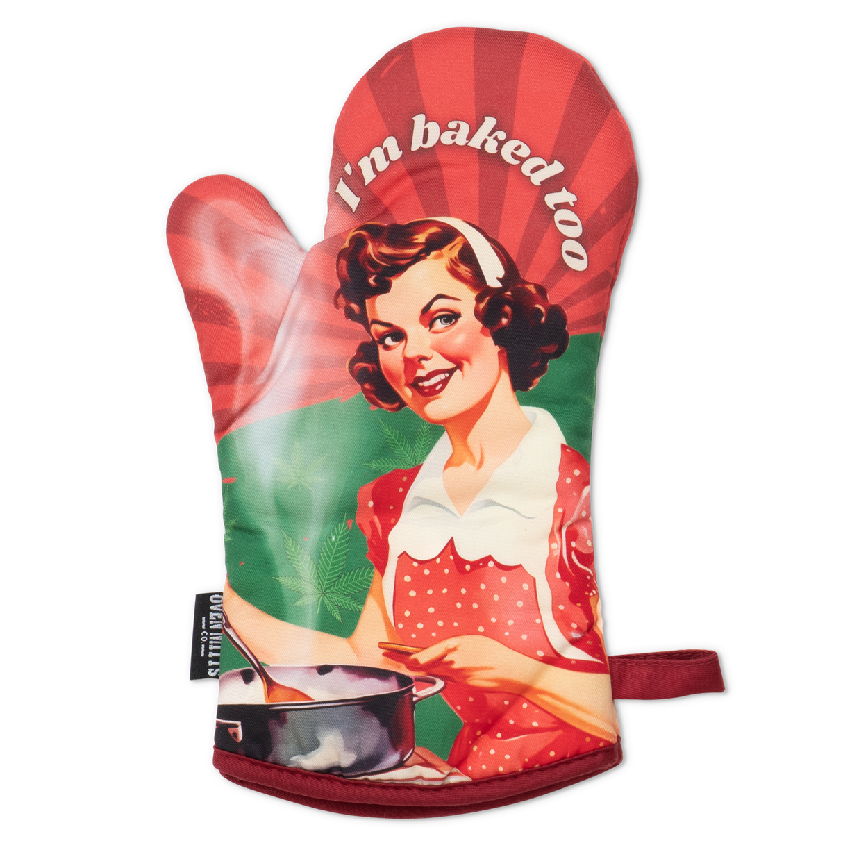 I'm Baked Too Oven Mitts And Potholder Set From Zapps Clothing