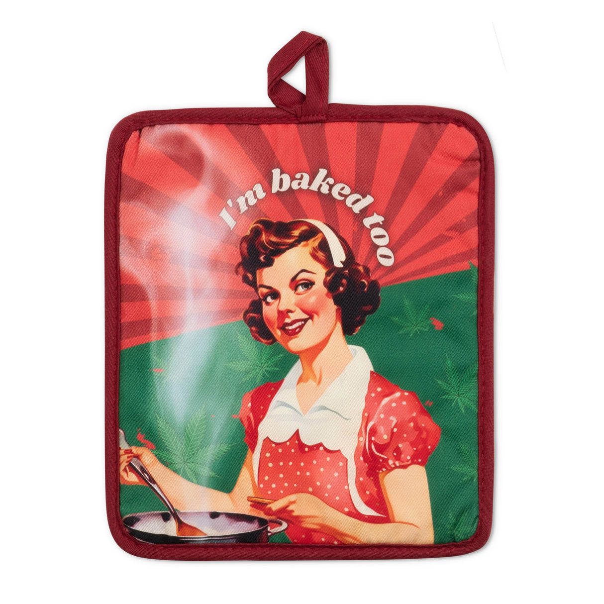 I'm Baked Too Oven Mitts And Potholder Set From Zapps Clothing