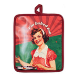 I'm Baked Too Oven Mitts And Potholder Set From Zapps Clothing