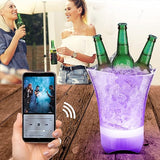 Lumi Chill Collapsible Ice Bucket & Bluetooth® Speaker with LED Party Light