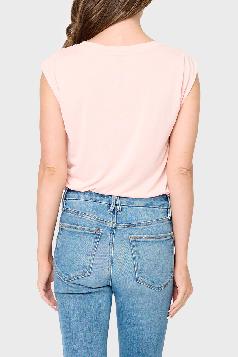 The Favorite Luxe Essentials V-Neck Tee from Gibsonlook
