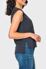 The Favorite Luxe Essentials V-Neck Tee from Gibsonlook