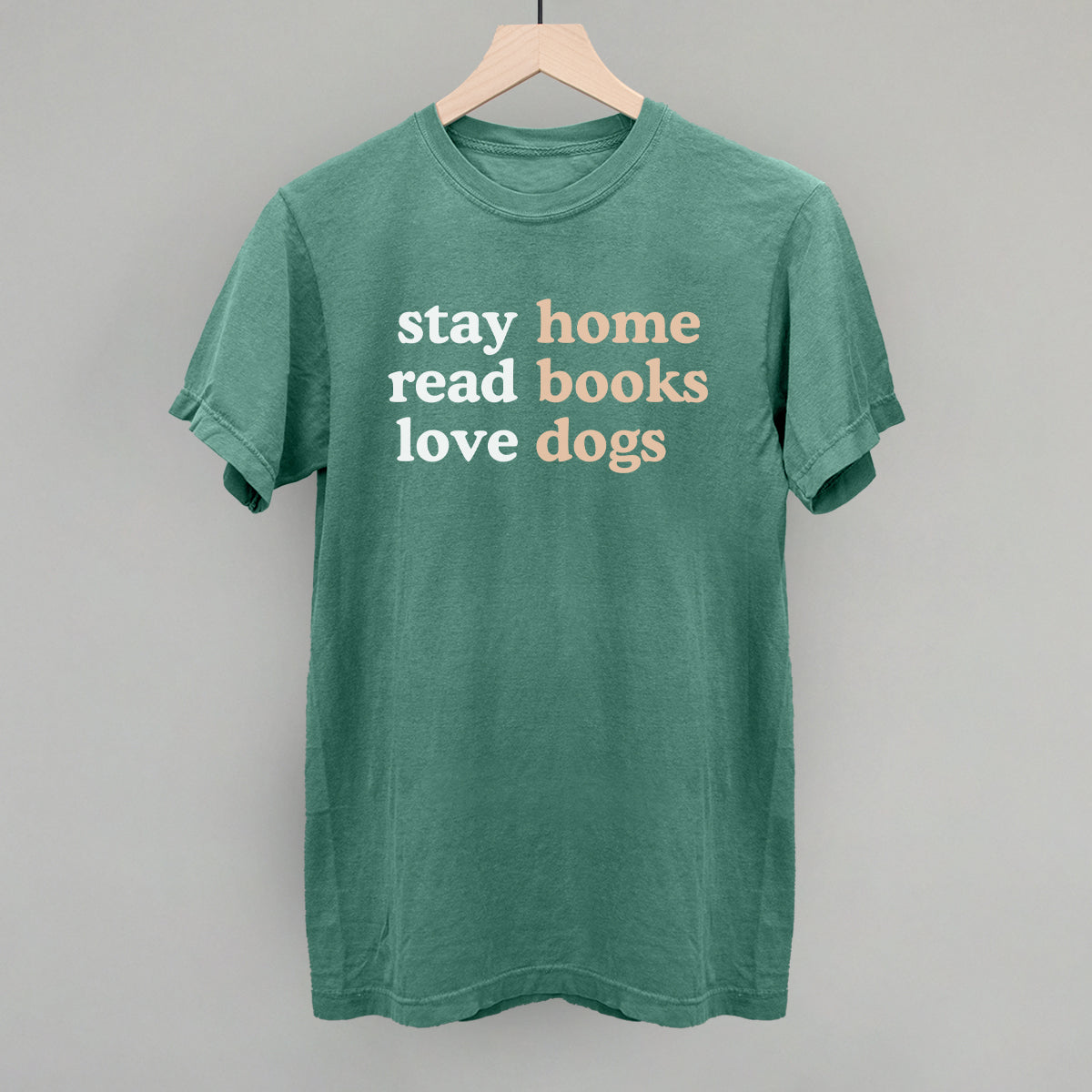 Stay Home Read Books Love Dogs from Ivy + Cloth
