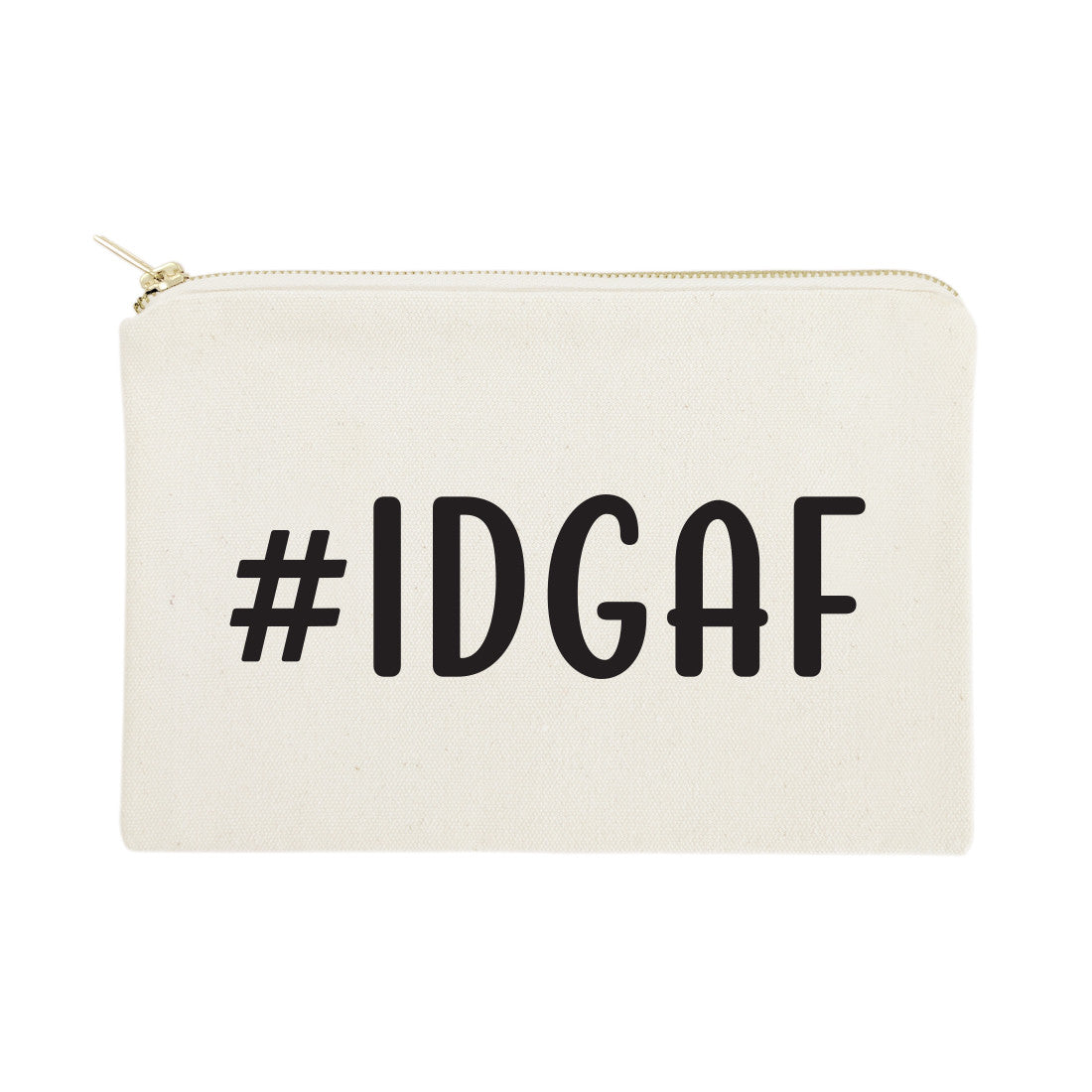 #IDGAF Cotton Canvas Cosmetic Bag from The Cotton & Canvas Co.