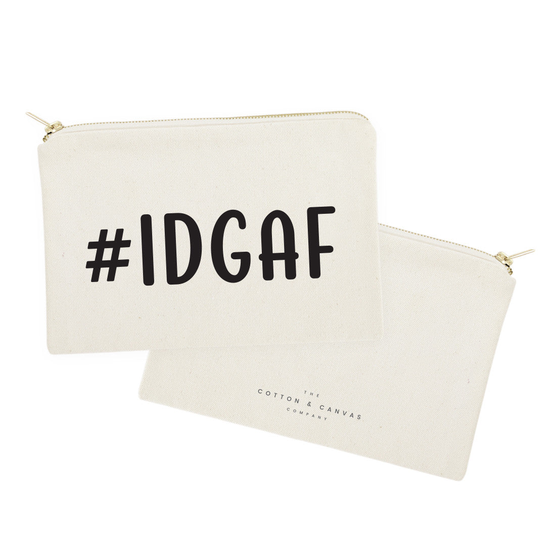#IDGAF Cotton Canvas Cosmetic Bag from The Cotton & Canvas Co.