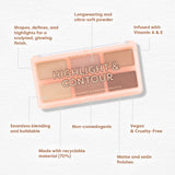 Highlight & Contour 6 Shade Face Palette from Profusion Cosmetics