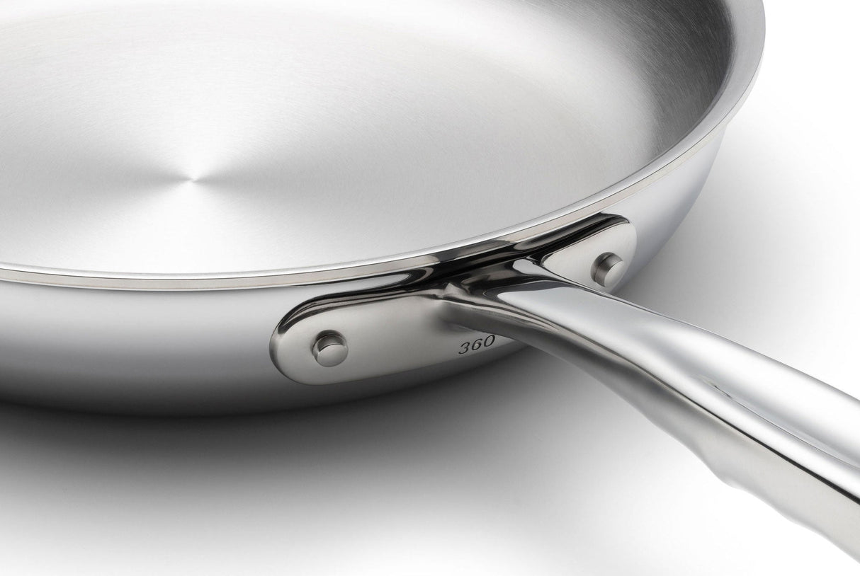 Stainless Steel 11.5 Inch  Fry Pan from 360 Cookware