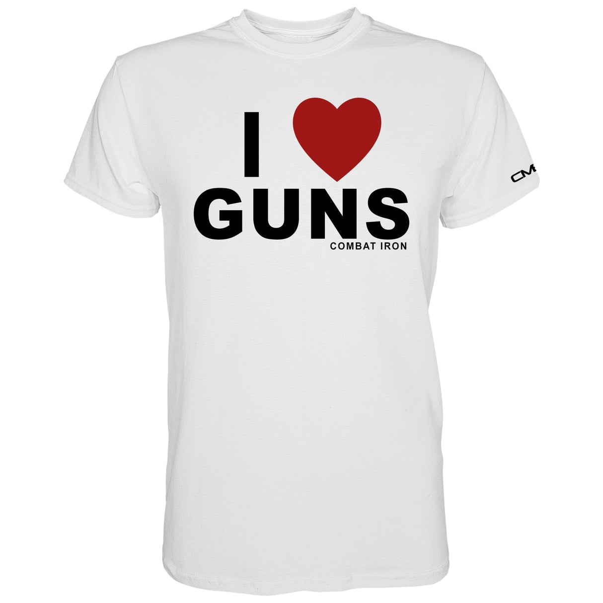 I Love Gun's Men's T-Shirt From Combat Iron Apparel