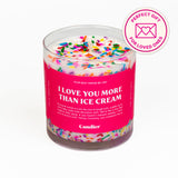 I LOVE YOU MORE THAN ICE CREAM CANDLE from Ryan Porter