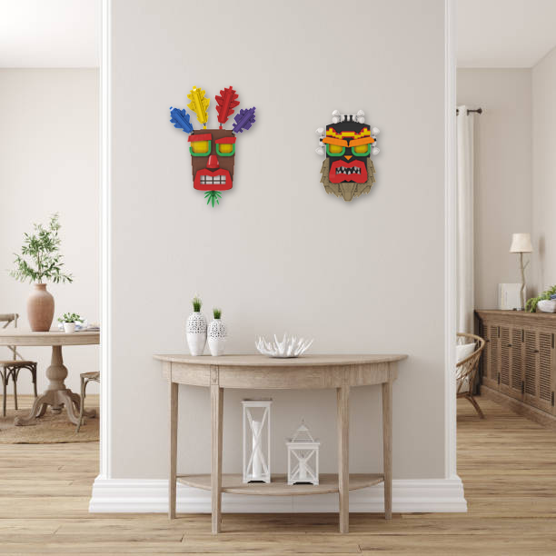 Life-Sized Aku Aku Mask from Bricker Builds