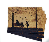 DaDalogy Bedding Set of 4 Pieces Autumn Birds Blessing Tapestry Dining Placemats 13” x 19” (18198) from DaDalogy Bedding Collection