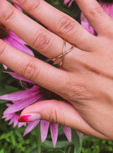 Mia Leaf Ring from Ash & Rose
